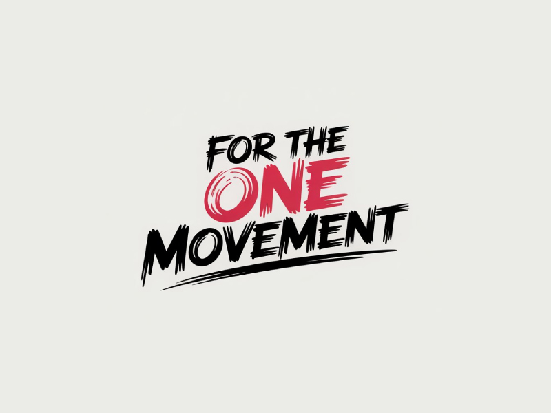 For The One Movement logo design by Poki