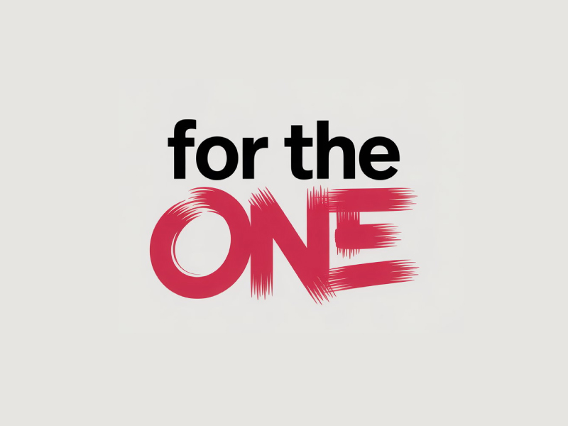 For The One Movement logo design by Poki