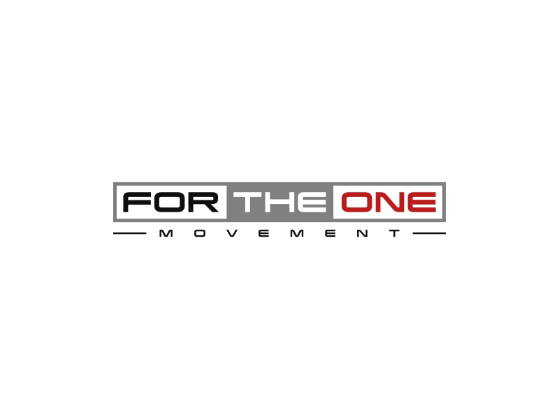 For The One Movement logo design by goblin