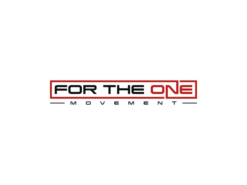 For The One Movement logo design by goblin