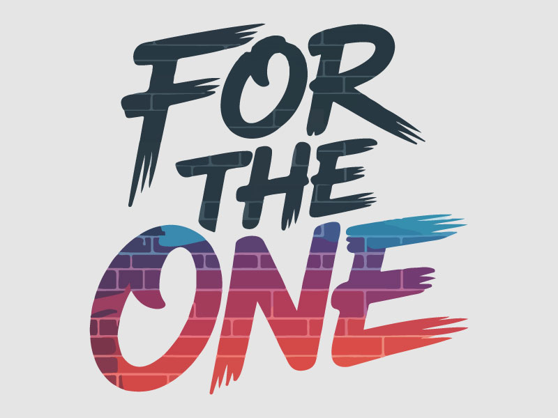 For The One Movement logo design by Bad Boy