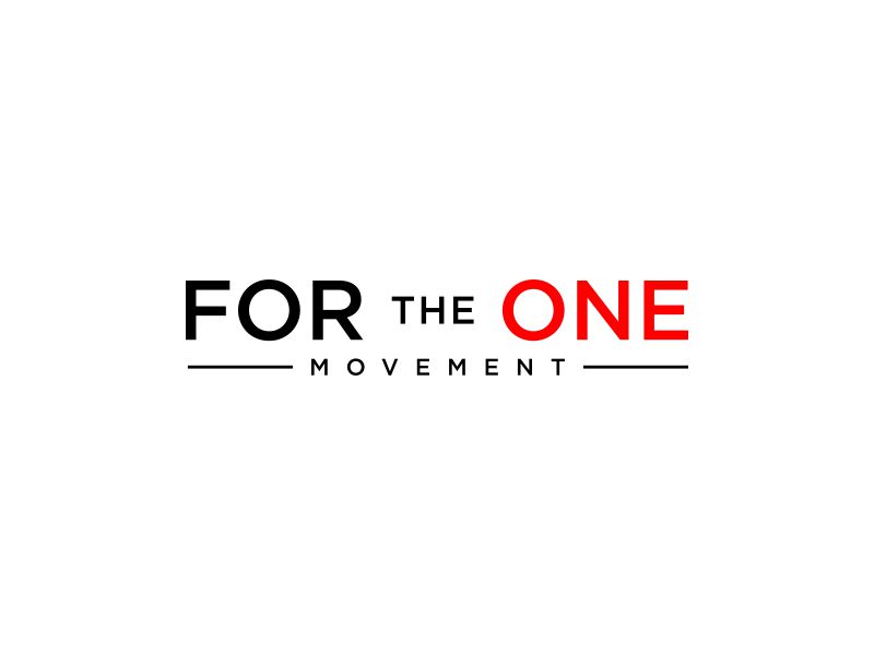 For The One Movement logo design by one