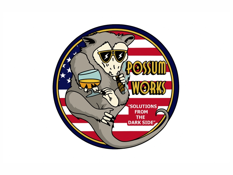 Possum Works logo design by Girly