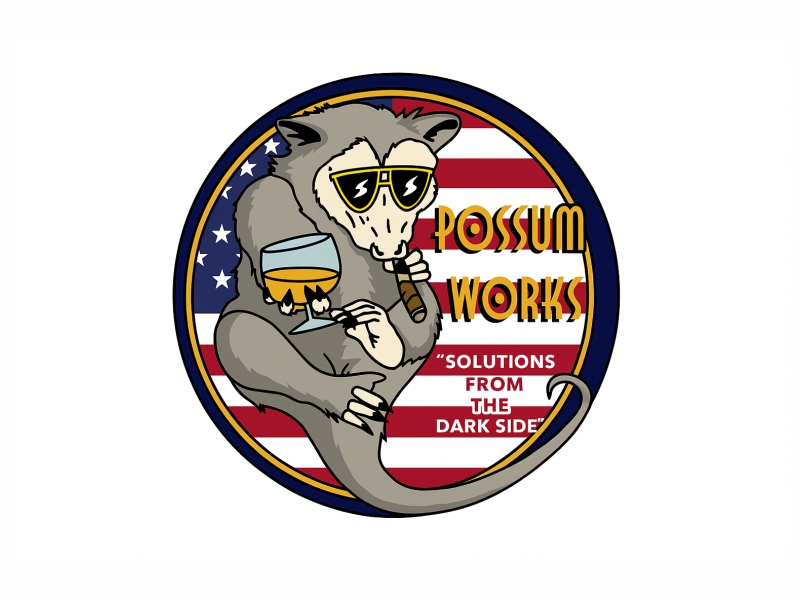 Possum Works logo design by Girly