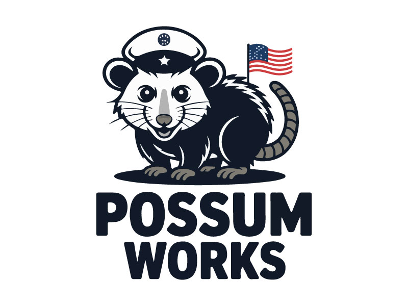 Possum Works logo design by Suvendu
