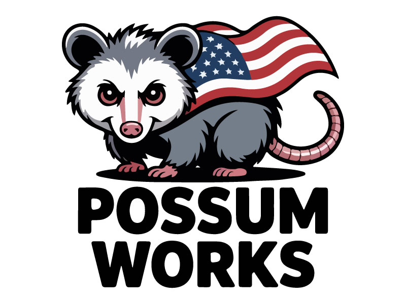 Possum Works logo design by Suvendu