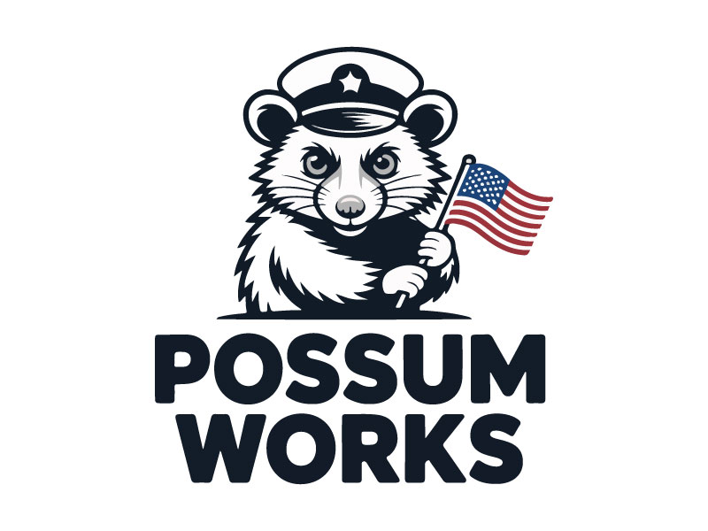 Possum Works logo design by Suvendu