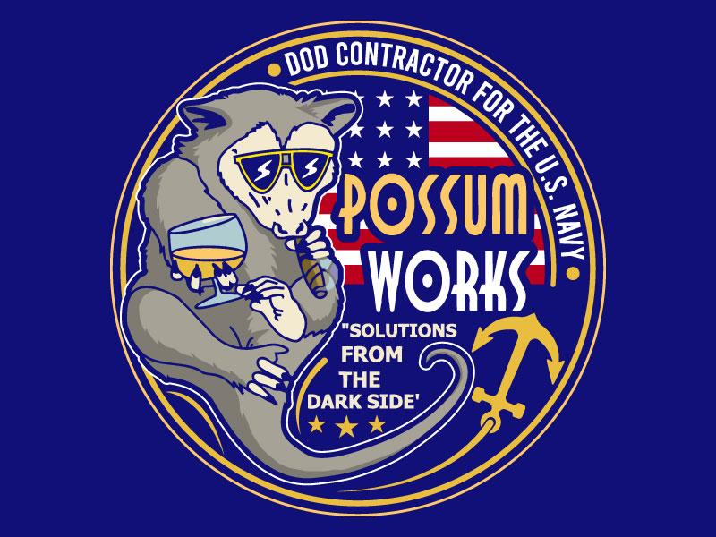 Possum Works logo design by Gilate