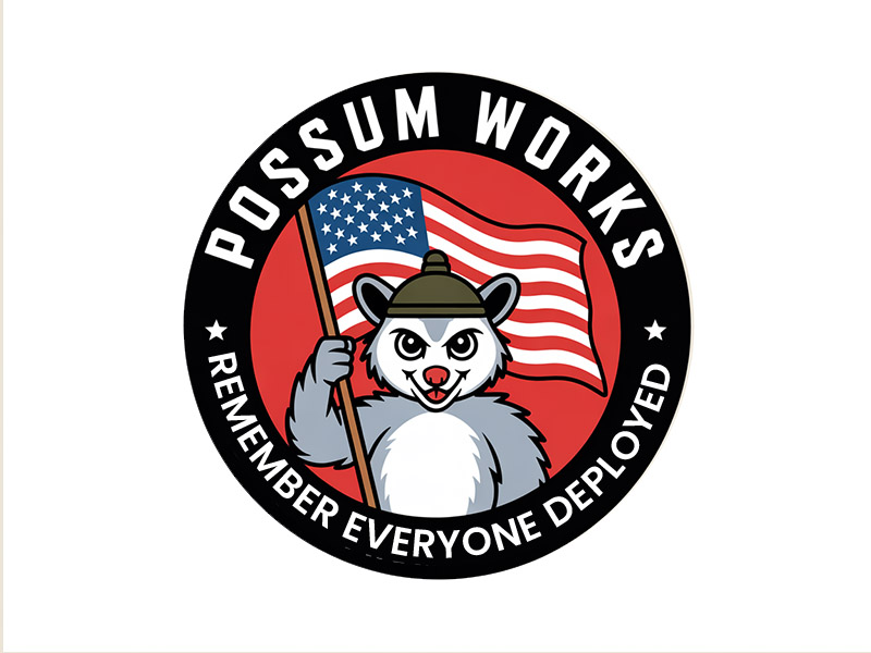 Possum Works logo design by IamSoya