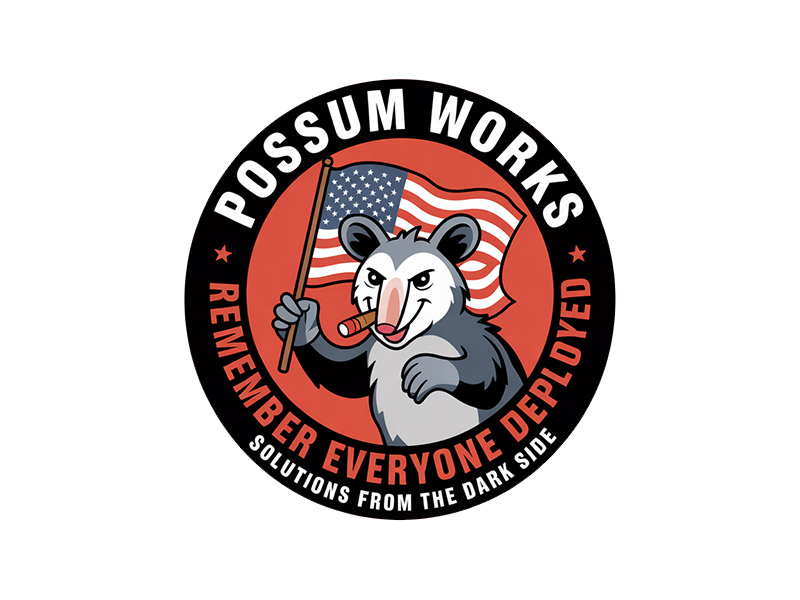 Possum Works logo design by IamSoya