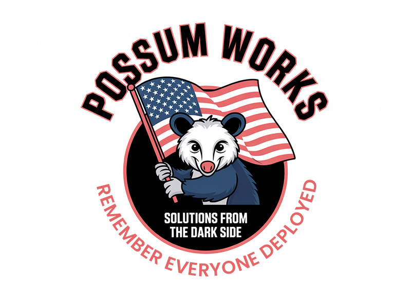Possum Works logo design by IamSoya