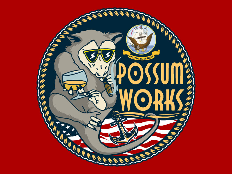 Possum Works logo design by Gilate