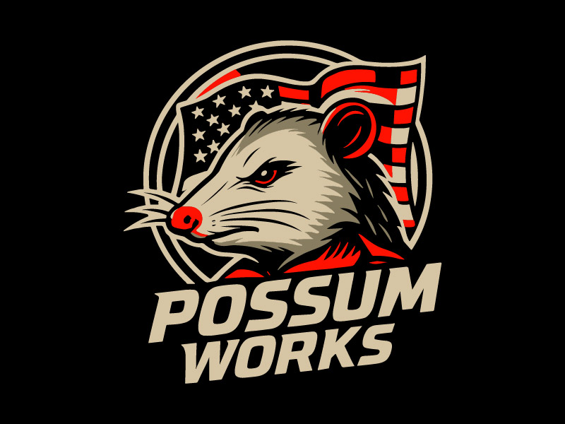 Possum Works logo design by M Fariid
