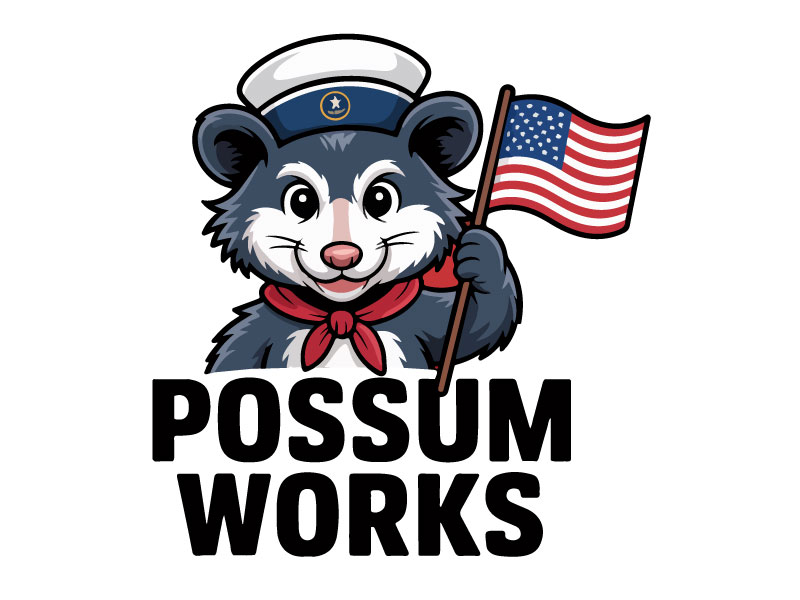 Possum Works logo design by Rahul Biswas