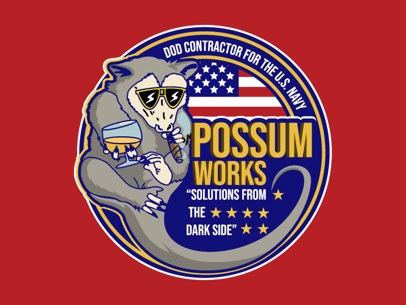 Possum Works logo design by Gilate