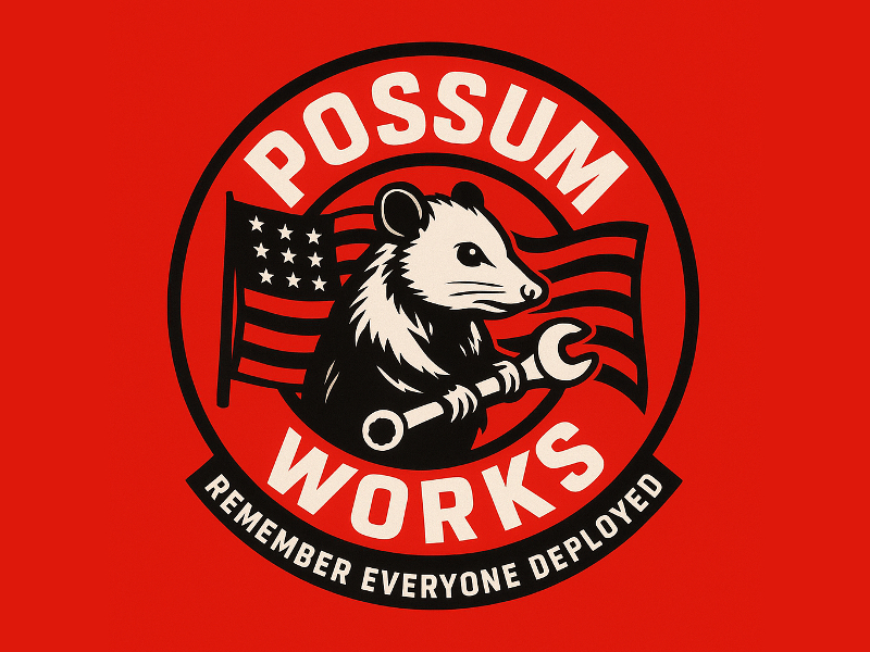 Possum Works logo design by joseemman