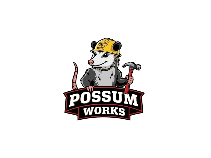 Possum Works logo design by iffikhan