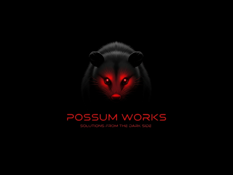 Possum Works logo design by iffikhan