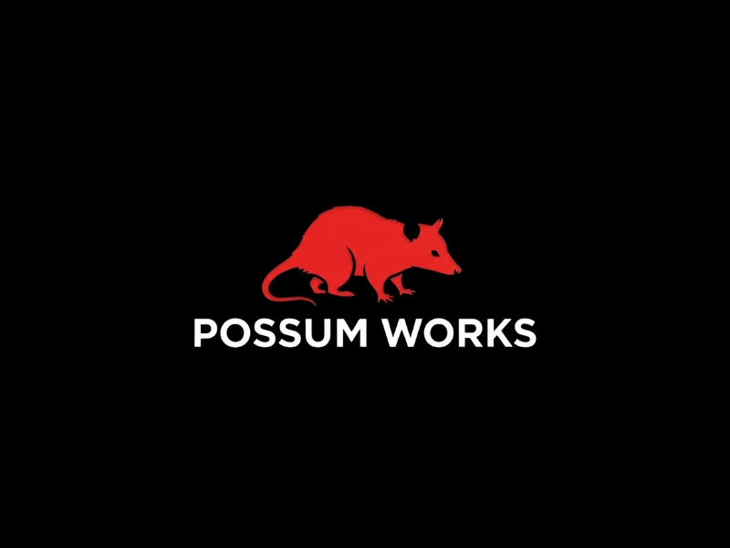 Possum Works logo design by iffikhan