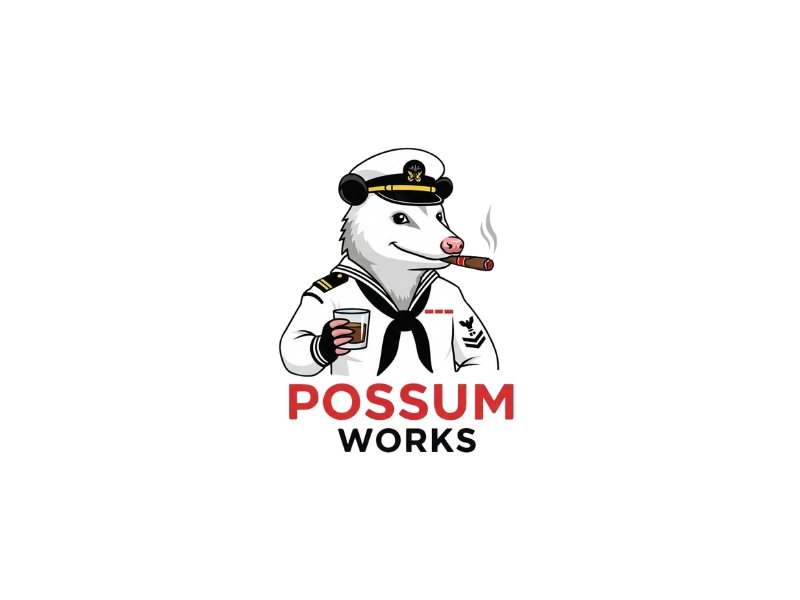 Possum Works logo design by iffikhan