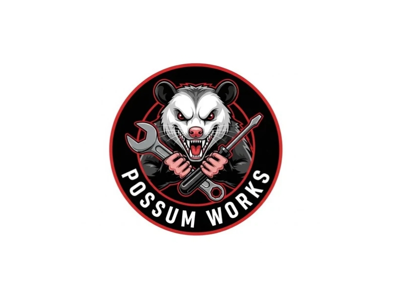 Possum Works logo design by iffikhan