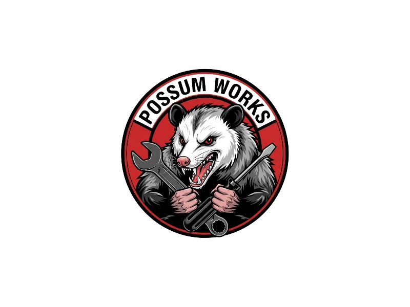 Possum Works logo design by iffikhan
