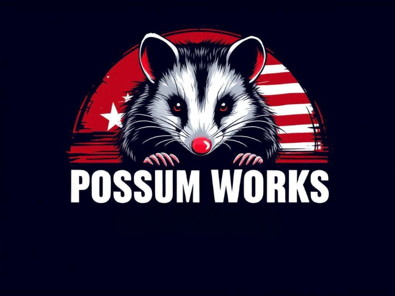 Possum Works logo design by iffikhan