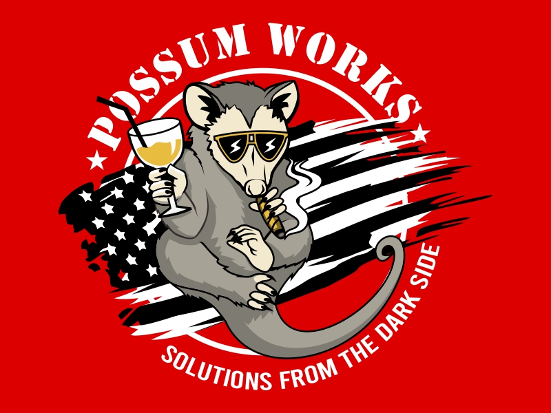 Possum Works logo design by haze