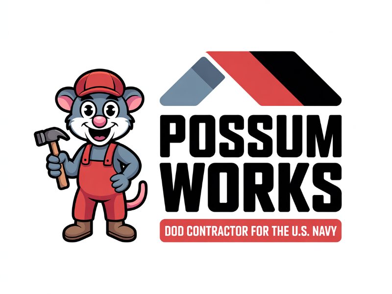 Possum Works logo design by Hadisk