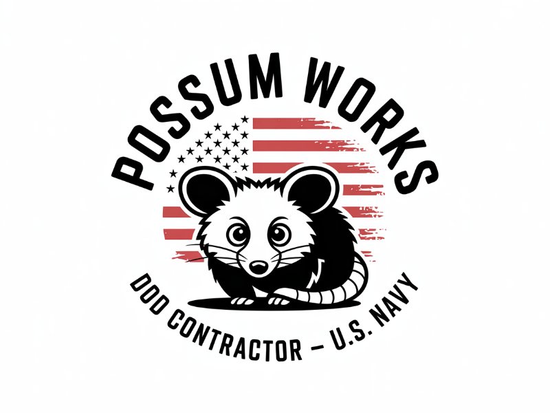 Possum Works logo design by Hadisk