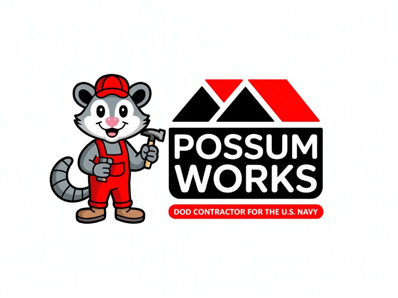 Possum Works logo design by Hadisk