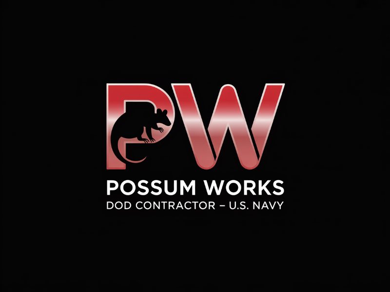 Possum Works logo design by Hadisk