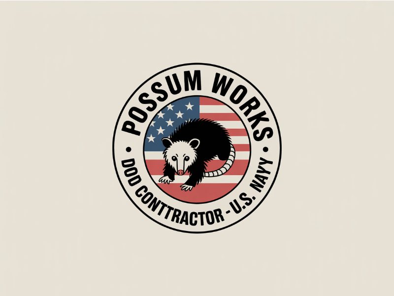 Possum Works logo design by Hadisk