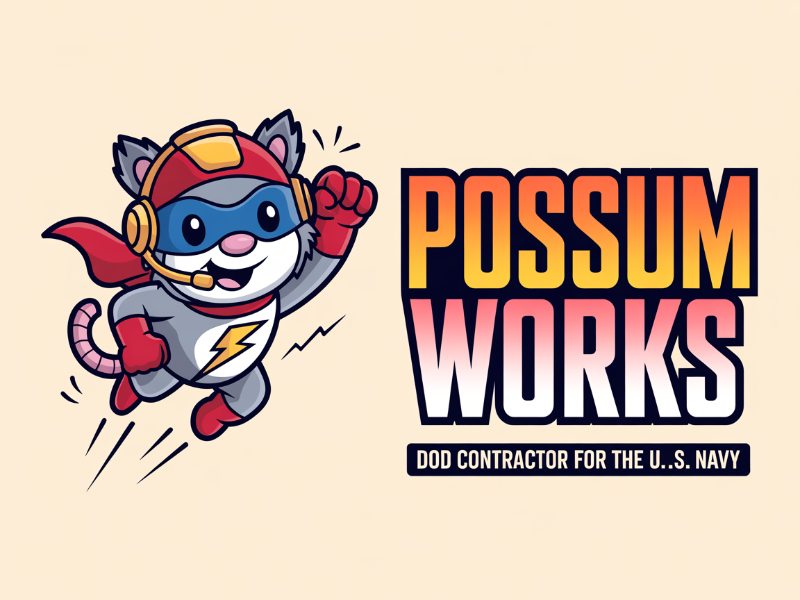 Possum Works logo design by Ayamas