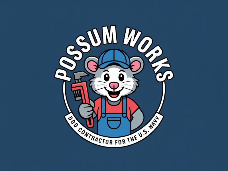 Possum Works logo design by Ayamas
