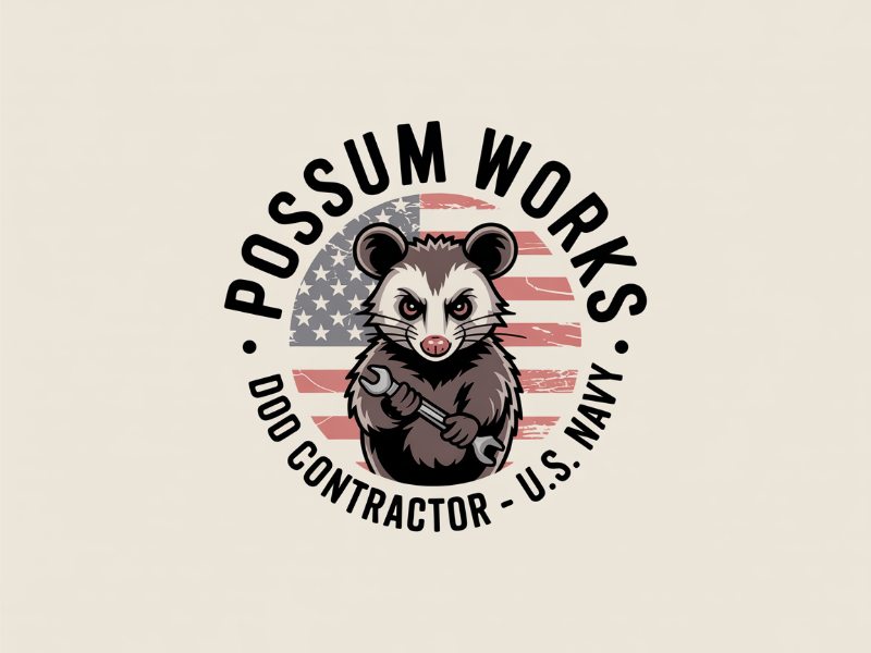 Possum Works logo design by Paradiseg