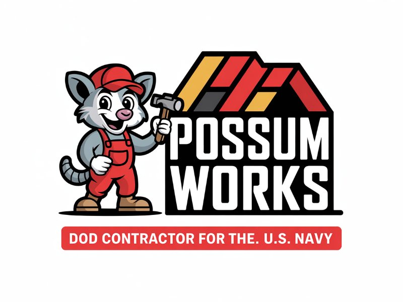 Possum Works logo design by Paradiseg