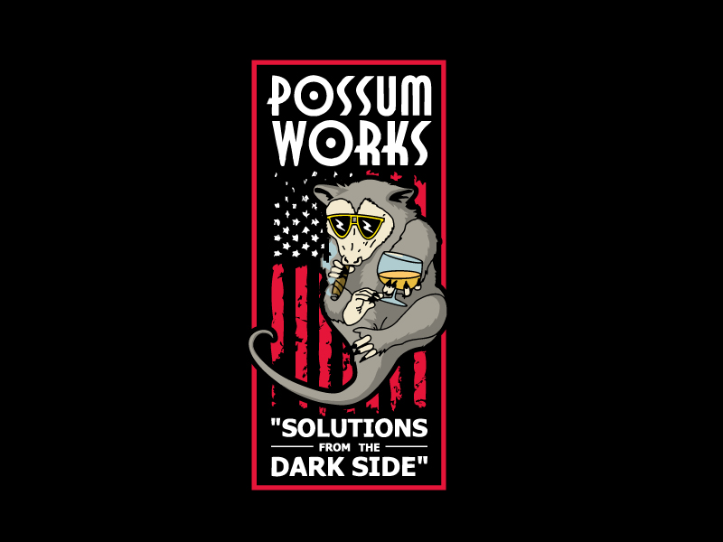 Possum Works logo design by DreamLogoDesign
