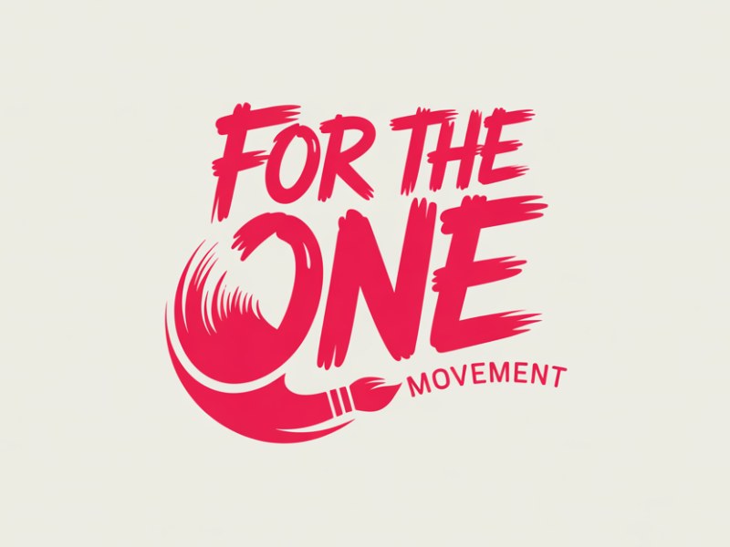 For The One Movement logo design by XenaArt