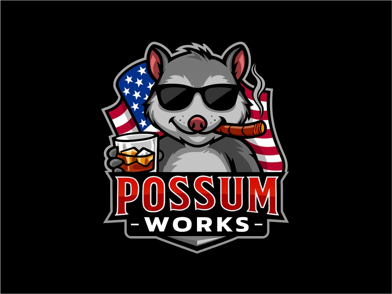 Possum Works logo design by Girly