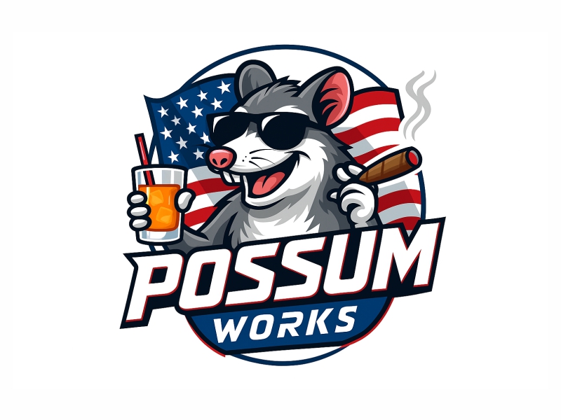 Possum Works logo design by Girly