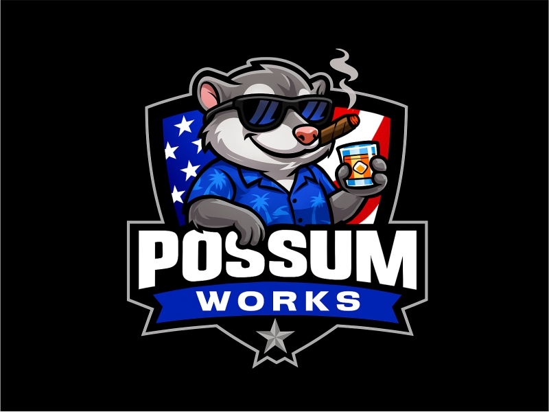Possum Works logo design by Girly