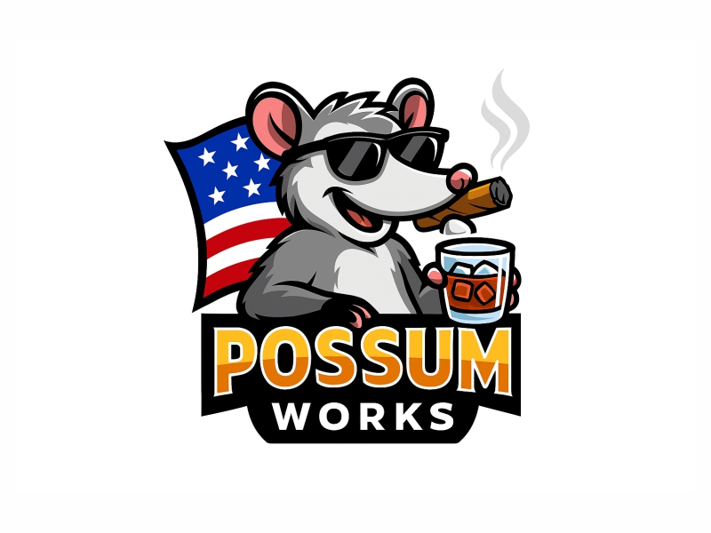 Possum Works logo design by Al-fath