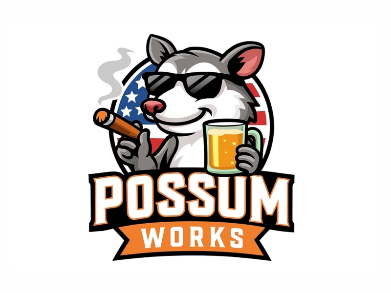 Possum Works logo design by Al-fath