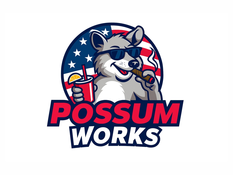 Possum Works logo design by amazing
