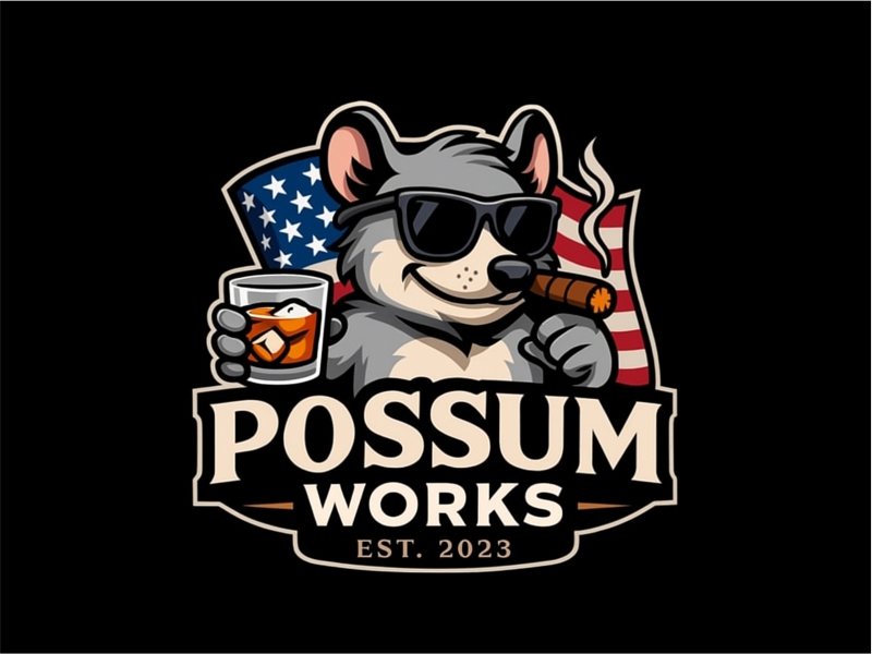 Possum Works logo design by amazing