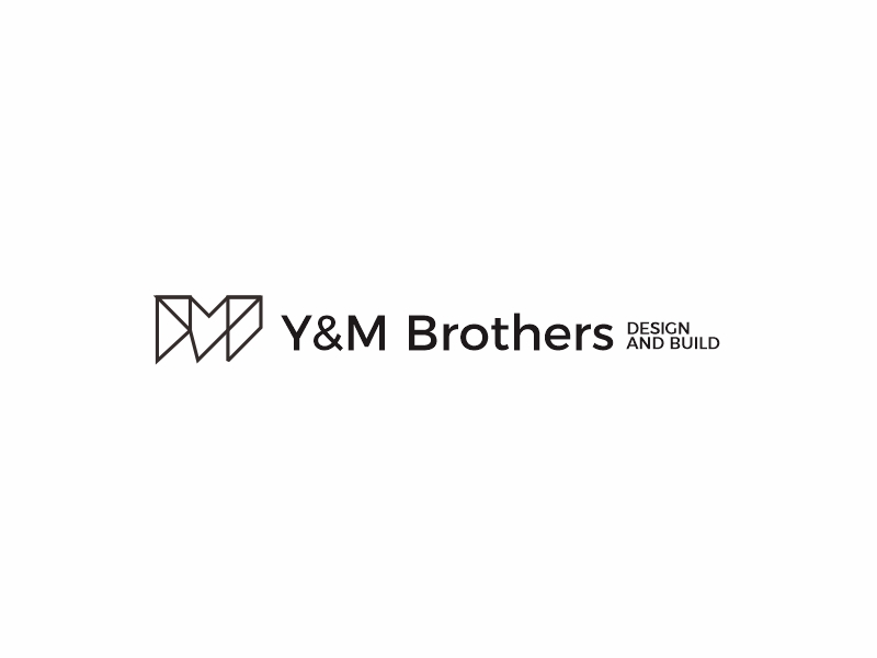 Y&M Brothers Design and Build logo design by ahmadaji