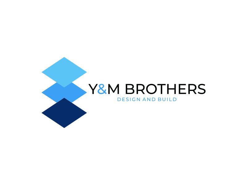 Y&M Brothers Design and Build logo design by aura