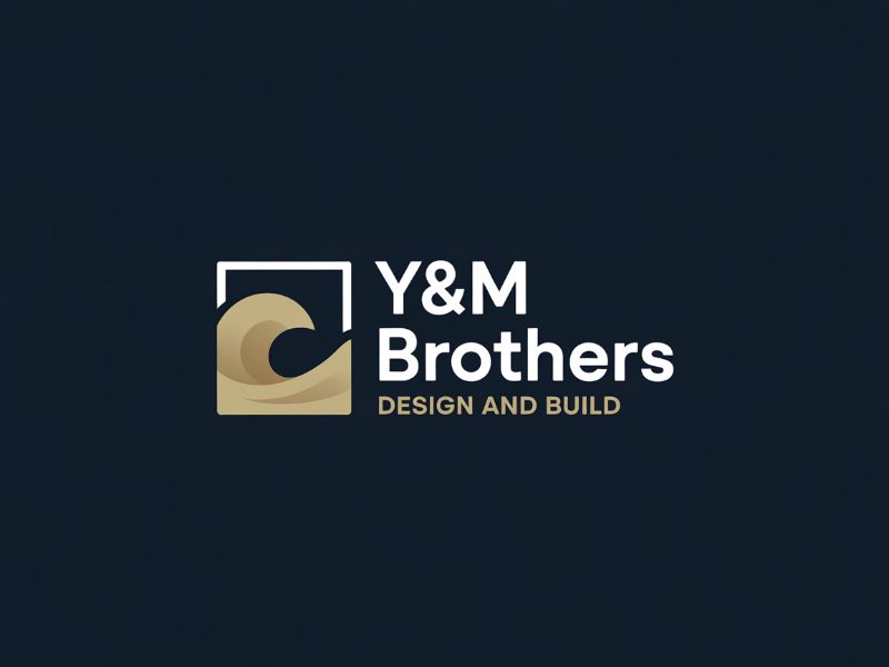 Y&M Brothers Design and Build logo design by Hadisk