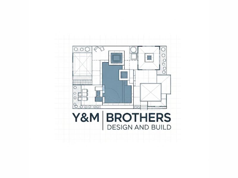Y&M Brothers Design and Build logo design by Michael Luutu